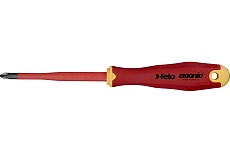 Диэлектрическая отвертка Felo PH 2х100, E-Slim Ergonic 41429390