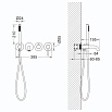 Смеситель для ванны Timo Saona 2314/00YSM с душем, хром