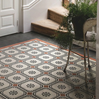 Керамогранит Ceramiche Grazia Old England Ottagono Dec Ed York 20x20 см, OEOD5