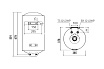 Электрический аккумуляционный бытовой водонагреватель Thermex TitaniumHeat 30 V Slim ЭдЭБ01018