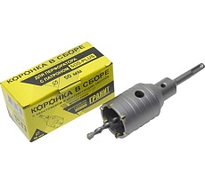 Коронка в сборе с хвостовиком и центрирующим сверлом (50 мм; SDS-plus) Гранит 444450