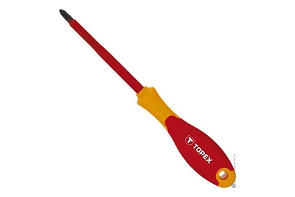 Крестовая отвертка Topex 1000В 39D479