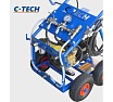 Установка опрессовочная в/давления C-TECH DN1520 (140 бар, до 1200 л/ч, 5.5 кВт, 380 В) мобильная NP1520ET3E4BP2P1 DN1520ET3E4BP2P1