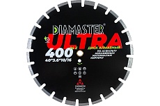 Диск сегментный по асфальту Laser ULTRA 400x3.6x10/16x25.4/20 мм, 24/20+4z, wet/dry Diamaster 001.000.8196