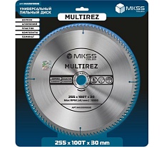 Диск пильный универсальный MKSS Toolbox MU2551 255x100Тх1.8/2.6x30мм Multirez MU25510030