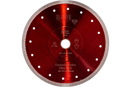 Диск алмазный Ceramic Turbo Slim T-10 (250x1.8x30/25.4 мм) D.BOR CTS-T-10-0250-030