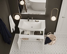 Мебель для ванной 1MarKa Lina Classic 85 см белый