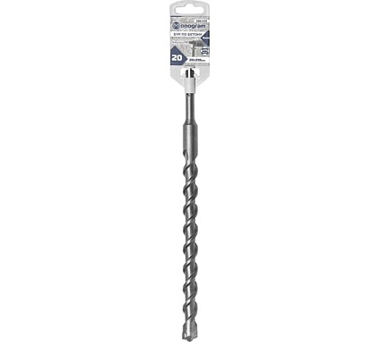 Бур по бетону Basis (20x250х310 мм; SDS-plus) MONOGRAM 088-048