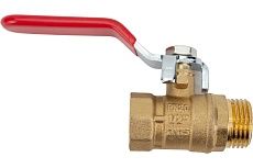 Шаровой кран ProfEco 1/2 ВР-НР, муфтовый, ручка, Ду15, Ру20 11Б27п1 PE-12FML