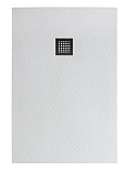 Поддон для душа BelBagno TRAY-MR-UNO-AH-120/80-35-W-NO 120x80 белый, накладка черный