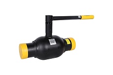 Шаровой стальной кран БРОЕН балломакс кшт для теплоснабжения полный проход с/с dn 80 pn 25 с рукояткой RG008TB7U1NDHU