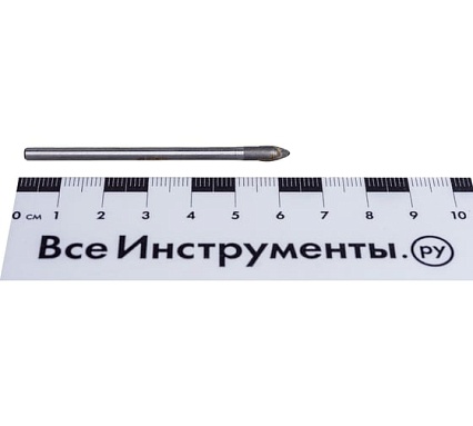 Сверло по стеклу и керамике в блистере FLAT (4х63 мм) NOVOCRAFT GD04063