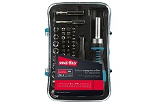 Отвертки с набором бит Smartbuy 65 предметов, 2 отвертки, 52 биты, 9 головок, CR-V SBT-SCBS-65P1