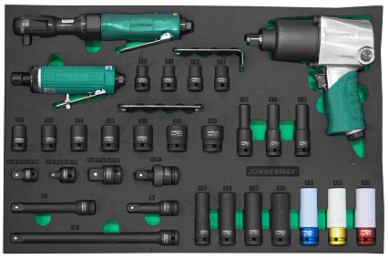Набор пневматического инструмента Jonnesway JA-C231SV 1/2"DR 31 предмет 49274