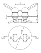 Смеситель для душа Rav Slezak Labe L086SM бронза