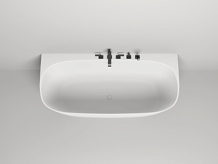 Ванна из литьевого мрамора Salini Sofia Wall S-Sense 102512G 170x80, белый глянцевый