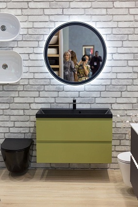 Мебель для ванной Art&Max Bianchi 100 см, оливковый матовый