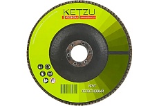 Круг лепестковый (125x22 мм, Р 100, 10 шт) KETZU 760489