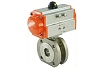 Шаровой кран DN.ru КШмФП Ду32 Ру16 пневмопривод SA-083 D160-01778
