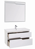 Мебель для ванной Aquanet Модена 100 см белый