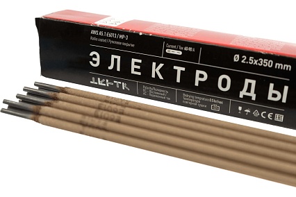 Электроды 2.5 мм рутиловые E6013 (МР-3) НАКС 1 кг SAMGRUPP 16199