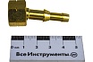 Штуцер со съемной гайкой GasFit М16 левая резьба, разъемная деталь, под шланг диаметром 6 мм и 9 мм 00000000671