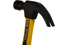 Молоток-гвоздодер с фибергласовой рукояткой Stayer Fiberglass 560 г 2026-560_z01