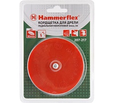 Кордщетка чашеобразная с хвостовиком для полировки Flex 207-217 (80 мм; d6; нейлон) Hammer 62133