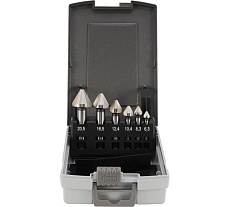 Набор зенковок H-Tools 60гр. 6.3-20.5мм DIN334C 3z HSSE-Co5 6шт 896806EHT