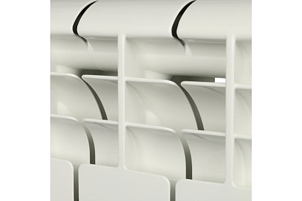 Биметаллический радиатор Rommer Profi BM 350 BI350-80-80-130 12 секций RAL9016 86633