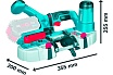 Аккумуляторная ленточная пила Bosch GCB 18V-63 СОЛО 06012A0400