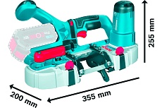 Аккумуляторная ленточная пила Bosch GCB 18V-63 СОЛО 06012A0400
