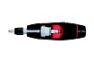 Отвертка для бит KS Tools с ручкой-трансформером, 1/4", в комплекте с 5 битами 911.2475