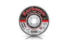 Диск отрезной по нержавеющей стали 115х2.5х22 мм INOX Karbosan 10190