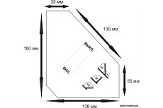 Фиксатор (угольник) магнитный отключаемый MH-11 55 LBS Atlasweld MH-1155LBS