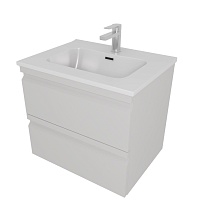 Тумба с раковиной Aquatek Вега 60 см AQ77060-LG серый туман