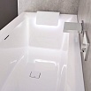 Акриловая ванна Riho Still Square Led 180x80 см с подсветкой, подголовник влево