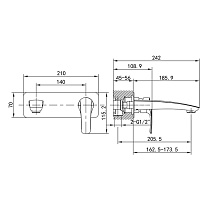 Смеситель для раковины Iddis Ray RAYWT00i65 белый матовый