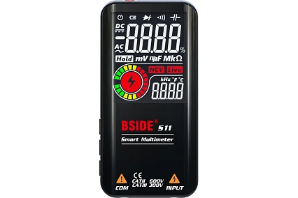 Цифровой мультиметр BSIDE с цветным дисплеем и встроенным аккумулятором S11 064-0002