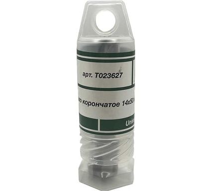 Сверло корончатое TORNERI 14х50 мм, HSS, Universal / Weldon 19 Т023627