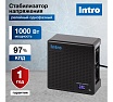Стабилизатор напряжения Intro К-1000-УЦ, 140-260В/220В, 1000ВА Б0064662