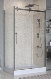 Душевой уголок BelBagno MARINO-2-AH-1-130/100-C-GM 130x100 прозрачный, оружейная сталь