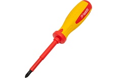 Диэлектрическая отвертка Insulated Ph2x100 мм Matrix CrMo, до 1000 В PROFESSIONAL 12928