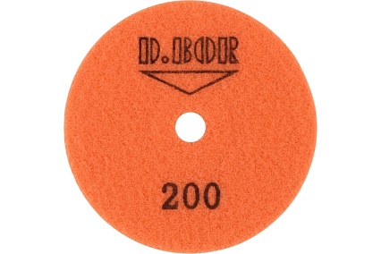 Алмазный гибкий шлифовальный круг STONE-WET+DRY 100 мм, №200 D.BOR D-S-WD-100-0200