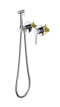 Смеситель Aquatek Европа AQ1319CR с гигиеническим душем, хром