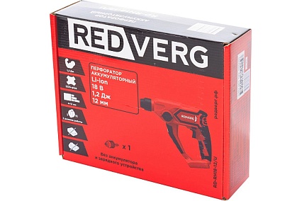 Аккумуляторный перфоратор Redverg RD-RH18-12/U 6672876