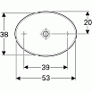 Раковина Geberit VariForm 55 см 500.771.01.2