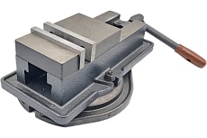 Станочные тиски TORNERI прецизионные поворотные L губок 100 мм, серия QM16100 Swivel 045757