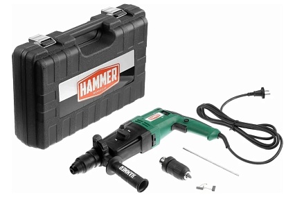 Перфоратор Hammer (13180) 850 вт sds+ 26мм 0-1245 об/мин 2.8дж, 3 режима, кейс PRT850CE