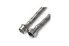 Подводка для воды Damento с нержавеющим оплетением, 1/2 г/ш, 150 см 8484